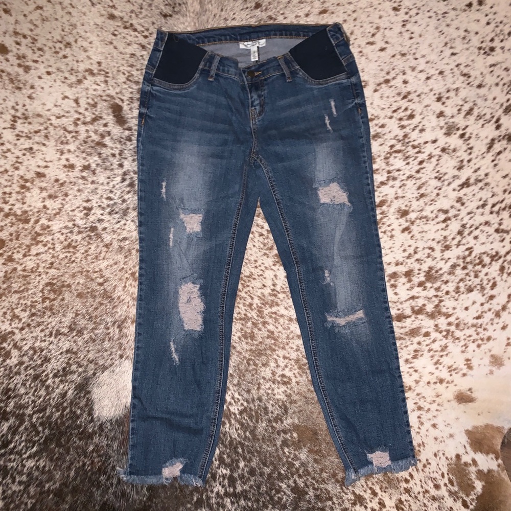 Jessica Simpson Boyfriend Fit Maternity Jeans